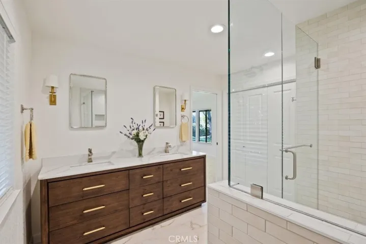 Remodeled primary bathroom