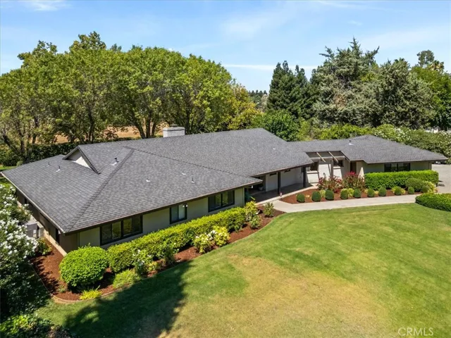 Up close sky view of home