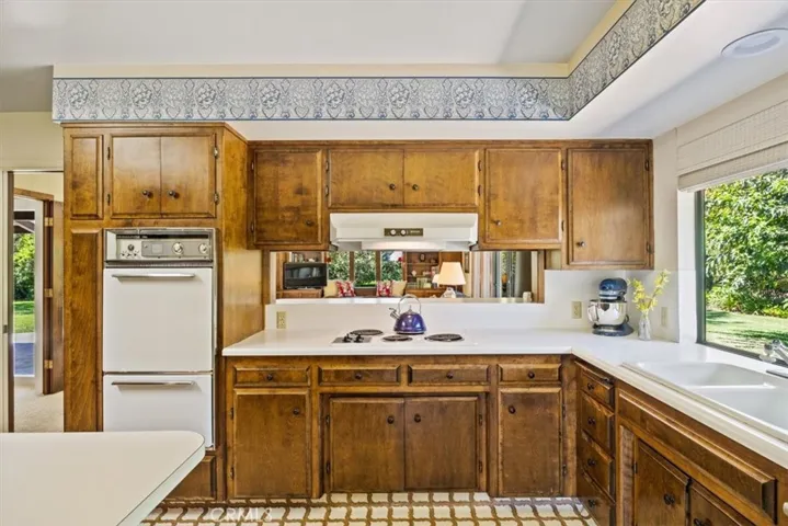 Kitchen looking into family room