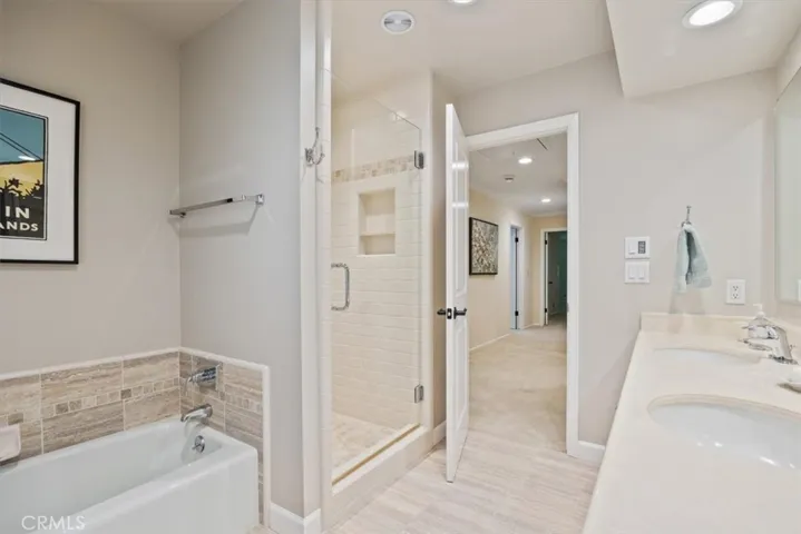 Hallway bathroom