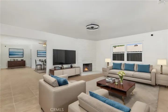 First Brick Fireplace In Great Room. Virtually Staged.