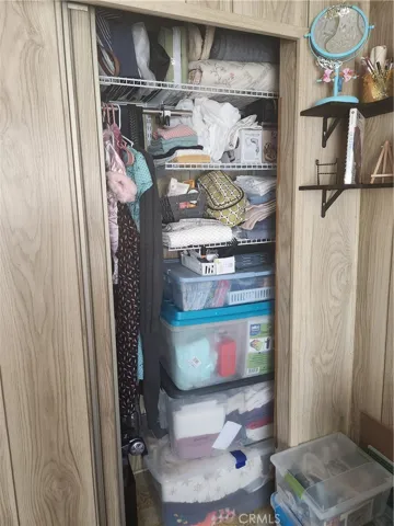 New, Storage Shelving for guest room.