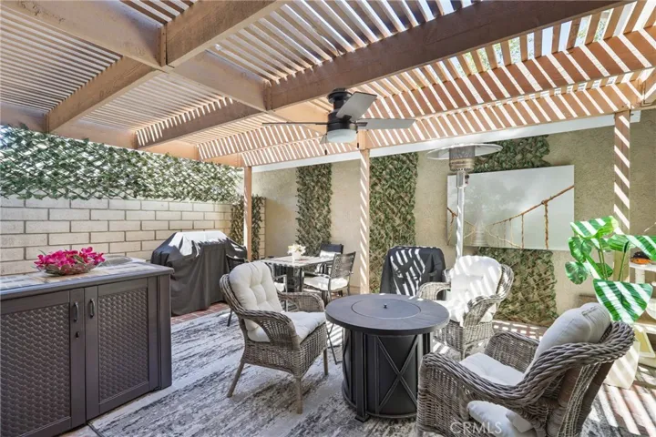 Covered patio
