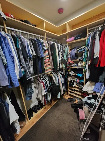 Primary closet