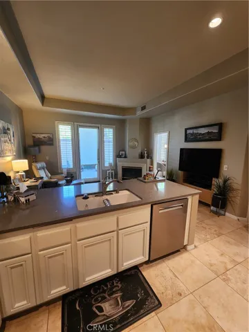 Kitchen looking into the Family room