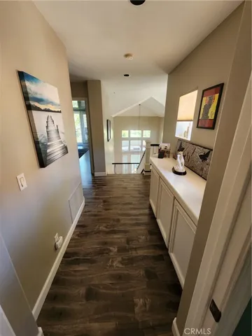 Hall leading back down the stairs
