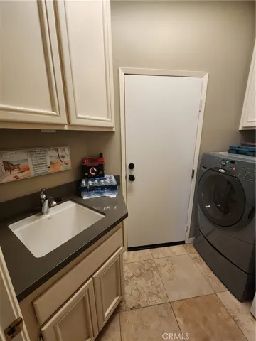 Laundry sink downstairs