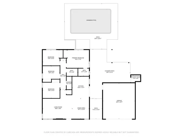 2D Floor Plan for 39240 Karen Street