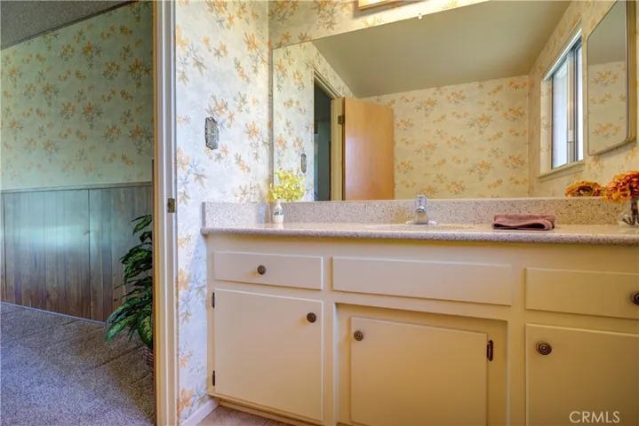 Half-bath with Tile Floor