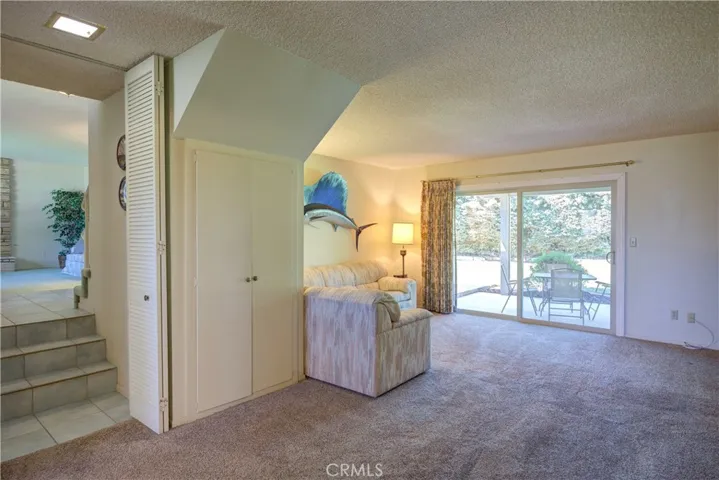 Family Room with Additional Built-in Storage