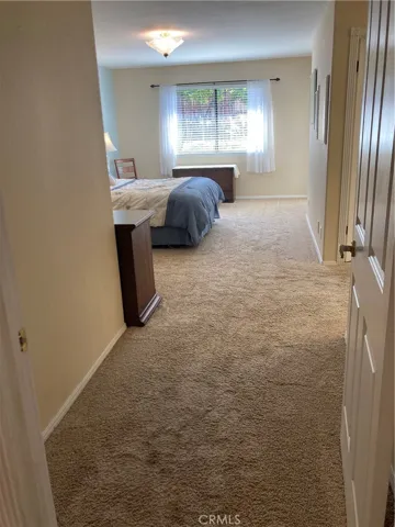 Entrance to oversized primary bedroom