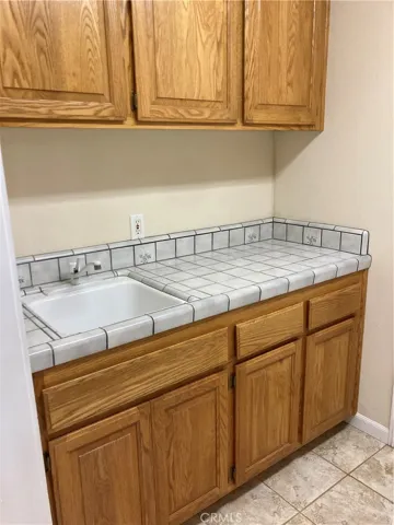 Laundry work area