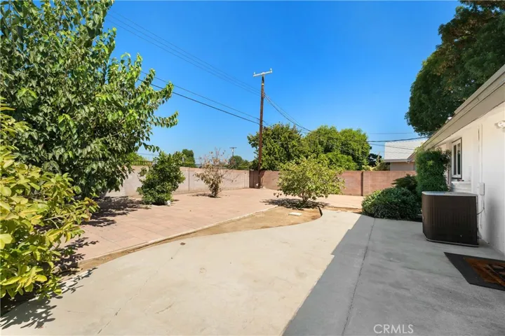 More backyard area
