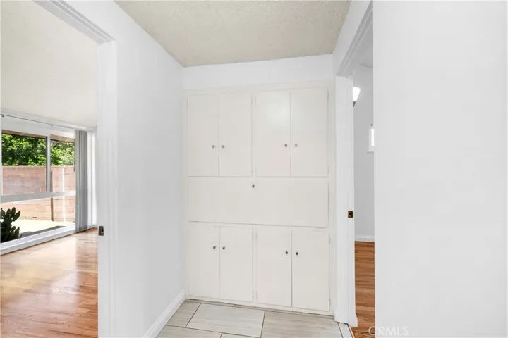 Hallway linen cabinets