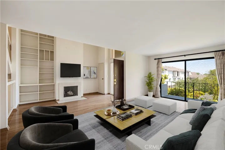 Living room. Photo has been virtually staged.