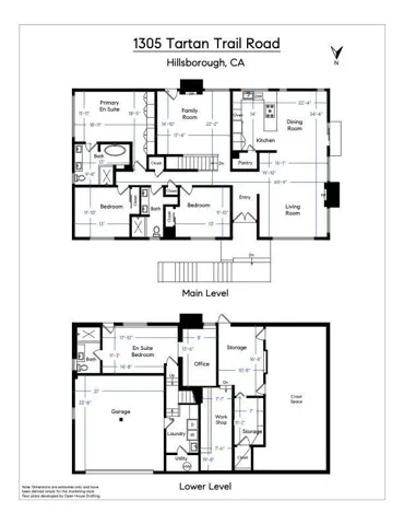 1305 Tartan Trail Road, Hillsborough, California 94010