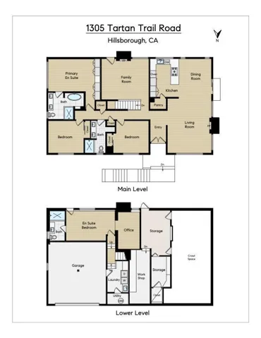 1305 Tartan Trail Road, Hillsborough, California 94010