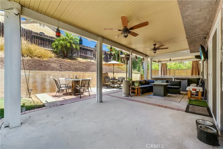 Backyard patio