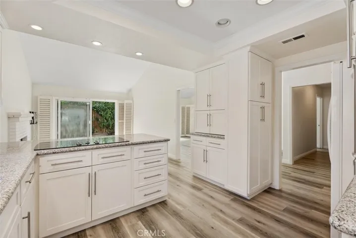 Open floor plan with the kitchen & family room.