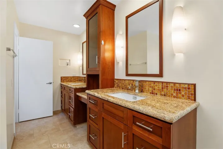 Remodeled primary bathroom.