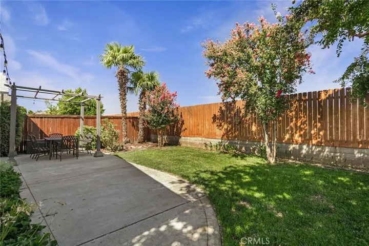 Private backyard