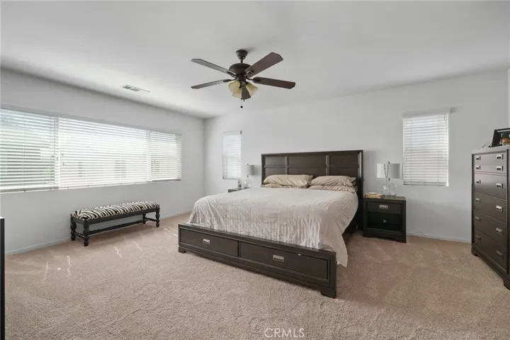 Bright Primary bedroom.