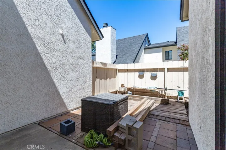 Portion of backyard