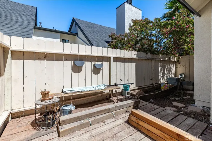 Portion of backyard