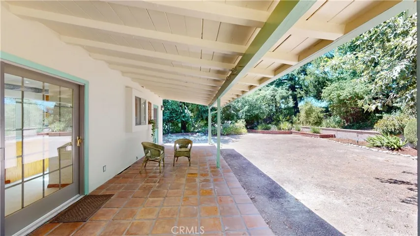 Covered patio