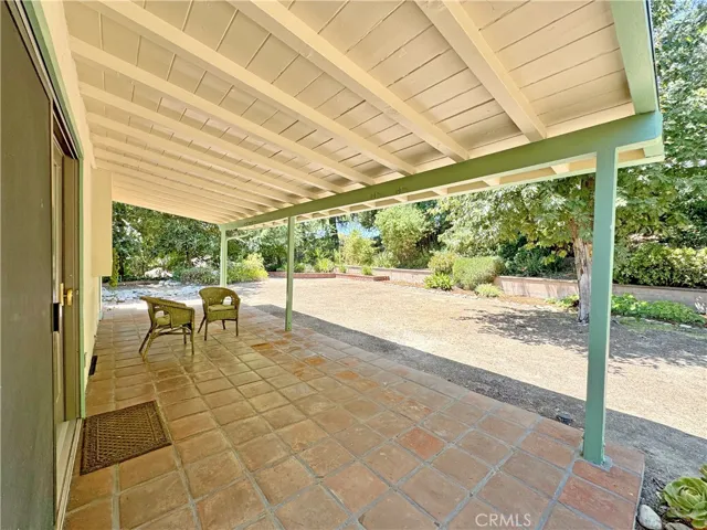 Covered patio