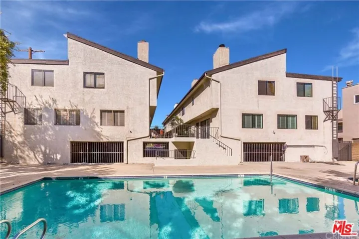 Rear of Building showing beautiful pool area