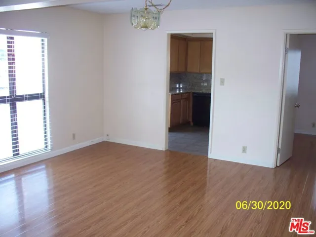 View to kitchen and 3rd bedroom