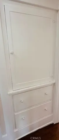 Built in hall closet