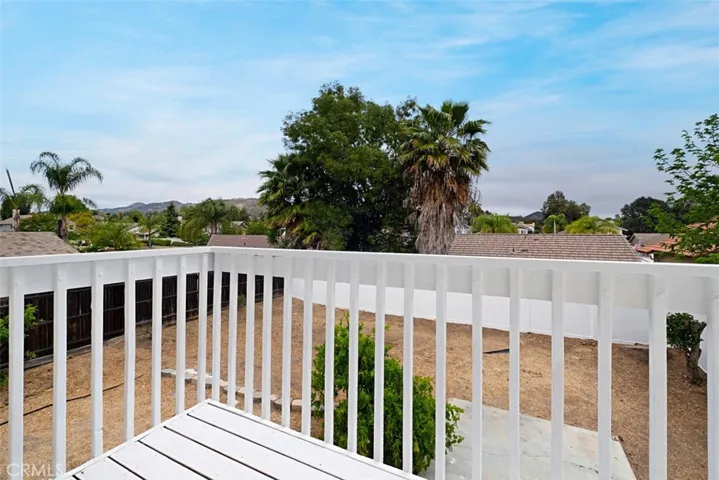 Balcony off of the primary Bedroom.