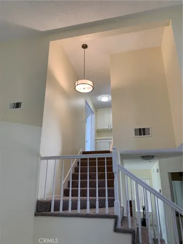 Staircase leasing to the second level.