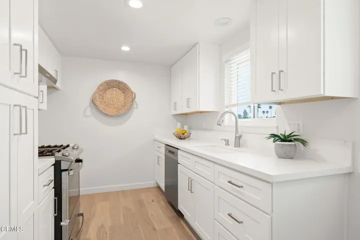 Kitchen with all new cabinets and counte