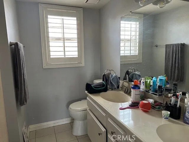 Primary Bathroom with dual sinks
