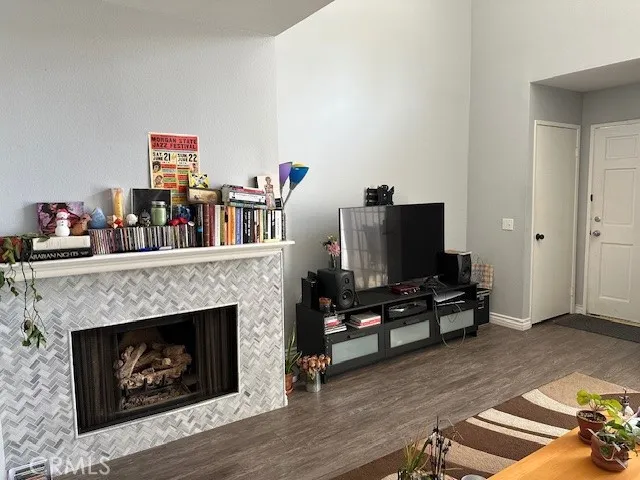 Fireplace in main living area
