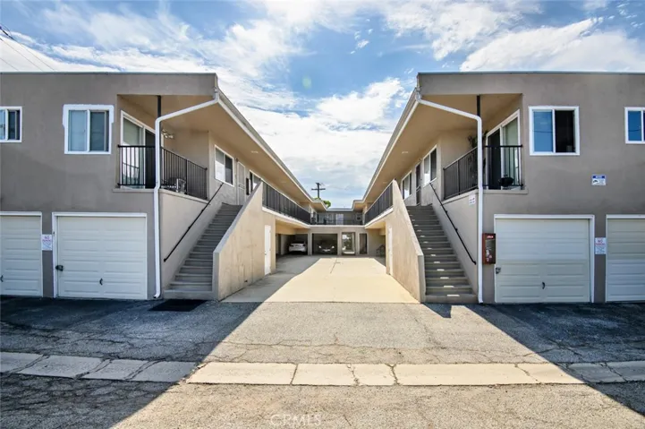 Back of the building, facing west