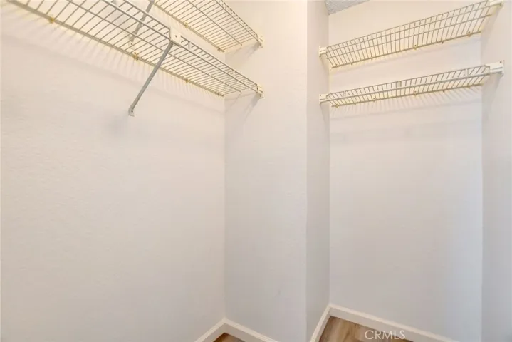 Walking closet in Master bedroom Suite.
