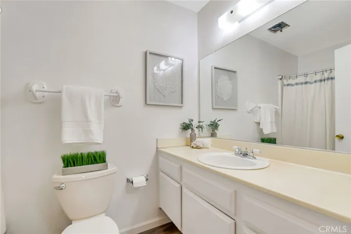 Bathroom upstairs.