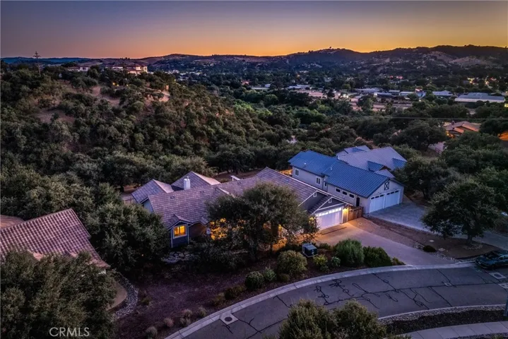 Aerial Front of House Neighborhood
