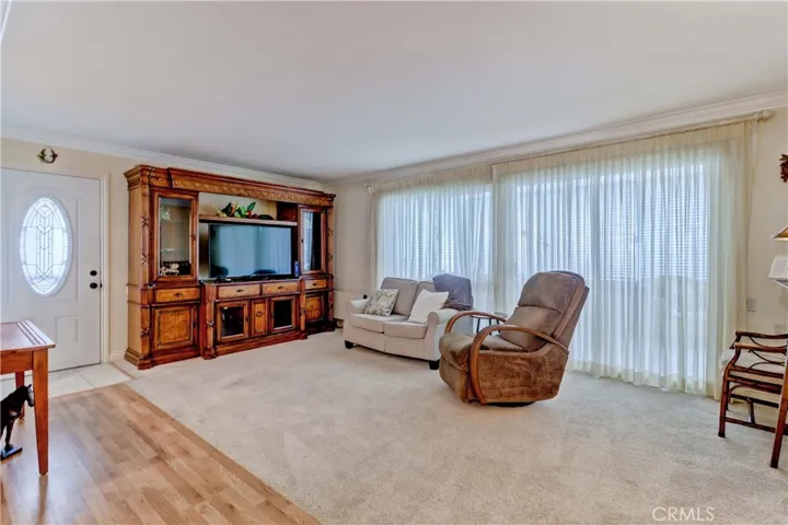 Front Door & Living Room from Dining Area