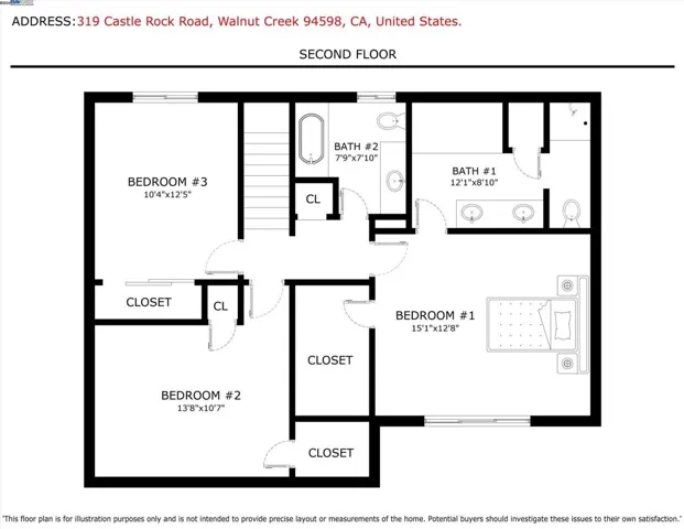 319 Castle Rock Road, Walnut Creek, California 94598-4518