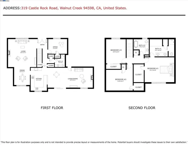 319 Castle Rock Road, Walnut Creek, California 94598-4518