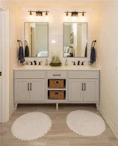Primary vanity/bathroom