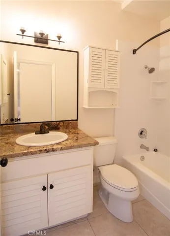 Full bath downstairs for secondary bedroom