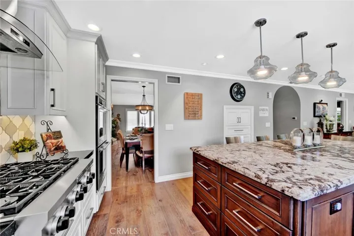 KitchenAid Stainless Appliances - 6 Burner Gas Cooktop, Double Ovens, Dishwasher, Refrignerator