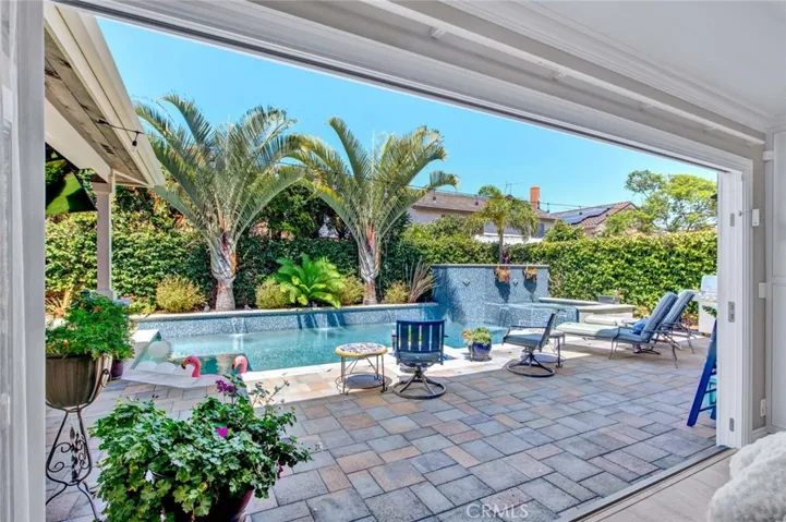 And Now the Bi-Fold Doors are Open and the Outdoor Hawaiian Oasis is Part of your Indoor Living! So Tranquil!!