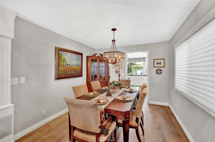 Formal Dining Room. Note the Built-In Speakers in the Custom Columns. Every Square Inch of this Home was Redesigned to Perfection!!
